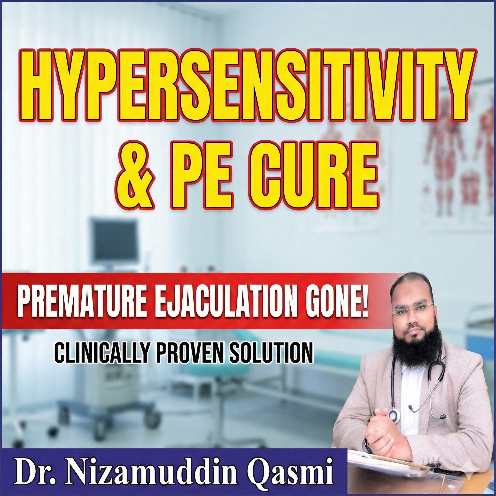 Dr. Qasmi's Total Control & Vitality Package For Hypersensitivity Relief & Premature Ejaculation Cure