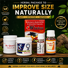 Herbal Medicine Package to Increase Penis Size Naturally Without Side Effects
