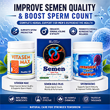 Package to improve semen quality & boost sperm count